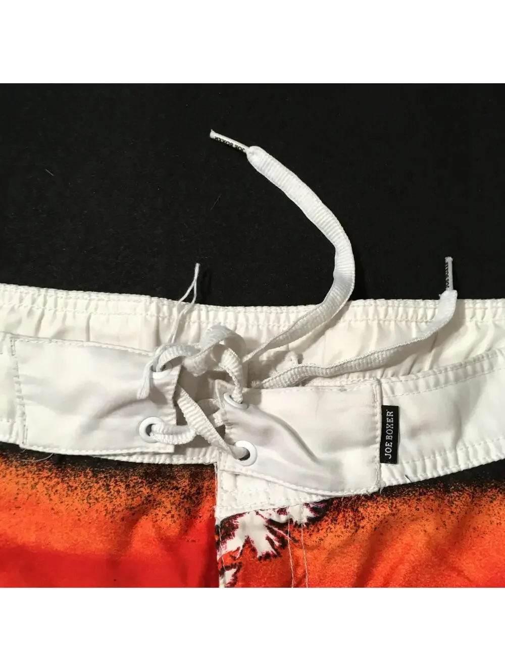 Joe Boxer Board Shorts Swim Trunks Mens Large palms tropical Lined - Picture 2 of 15